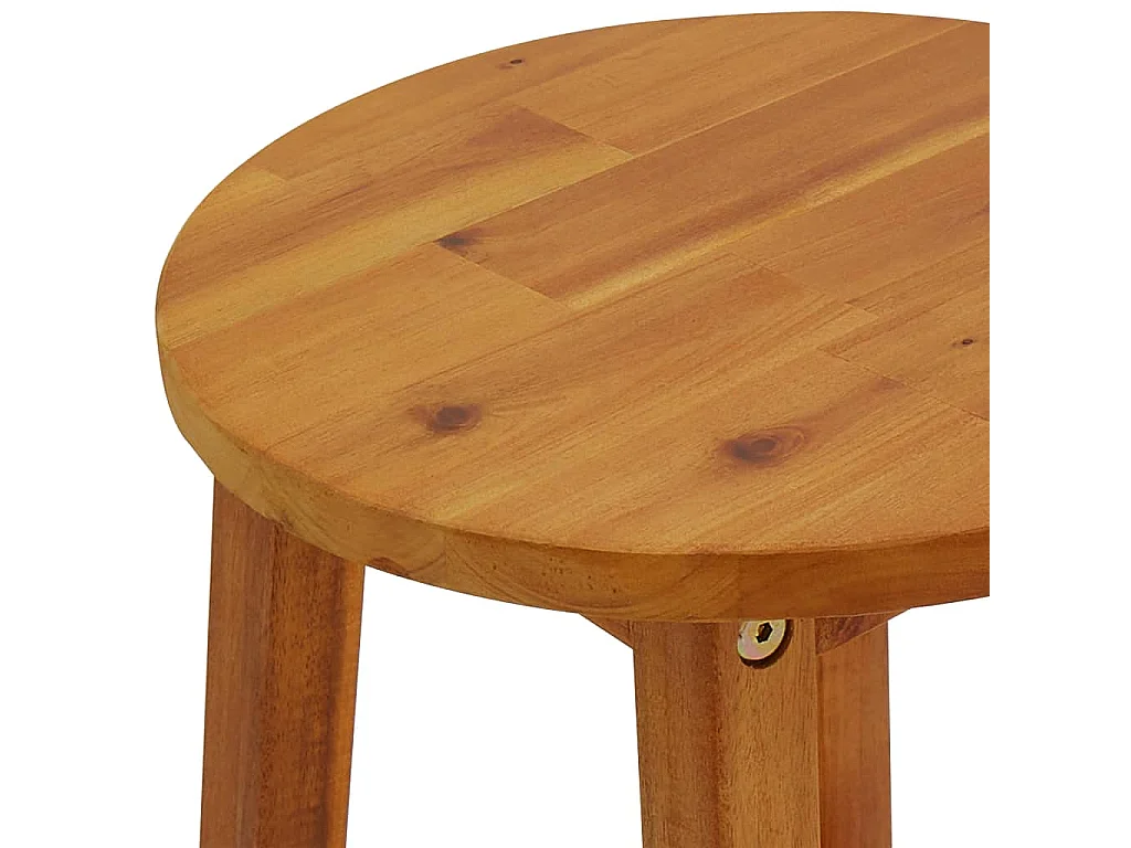 Set da Bar per Giardino 5 pz in Legno Massello di Acacia