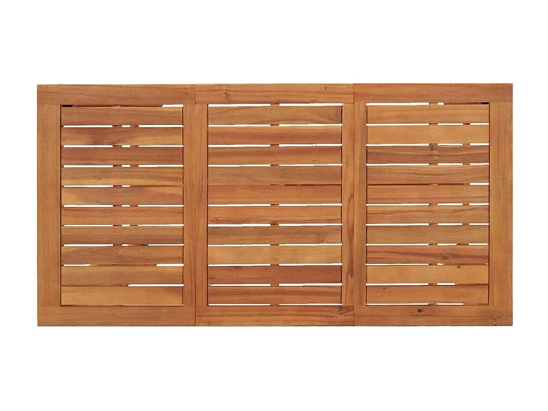 5-tlg. Gartenbar-Set Braun Massivholz Akazie und Poly Rattan