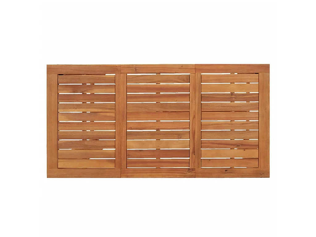 Set Bar Giardino 5pz Marrone Legno Massello Acacia e Polyrattan