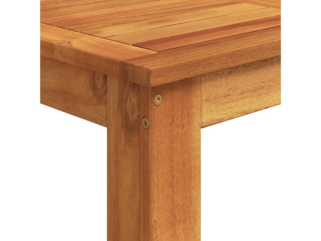 Set Bar Giardino 5pz Marrone Legno Massello Acacia e Polyrattan