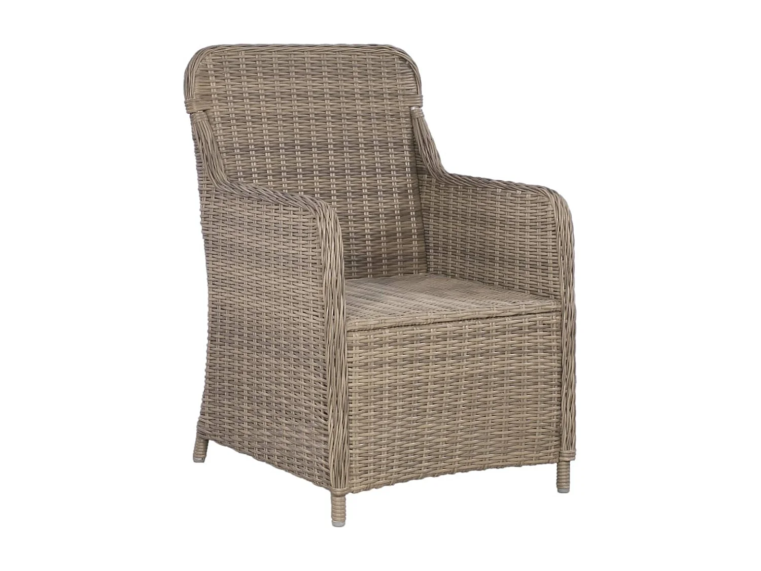 5-tlg. Garten-Essgruppe Braun