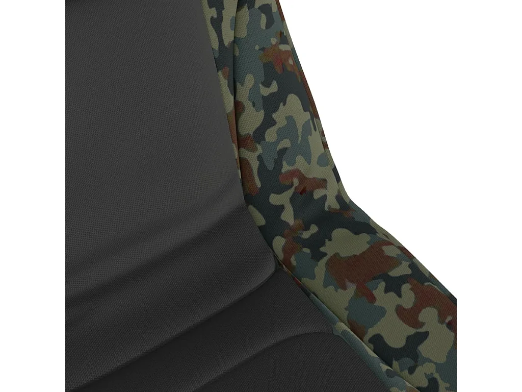 Visstoel met verstelbare modderpoten inklapbaar camouflage