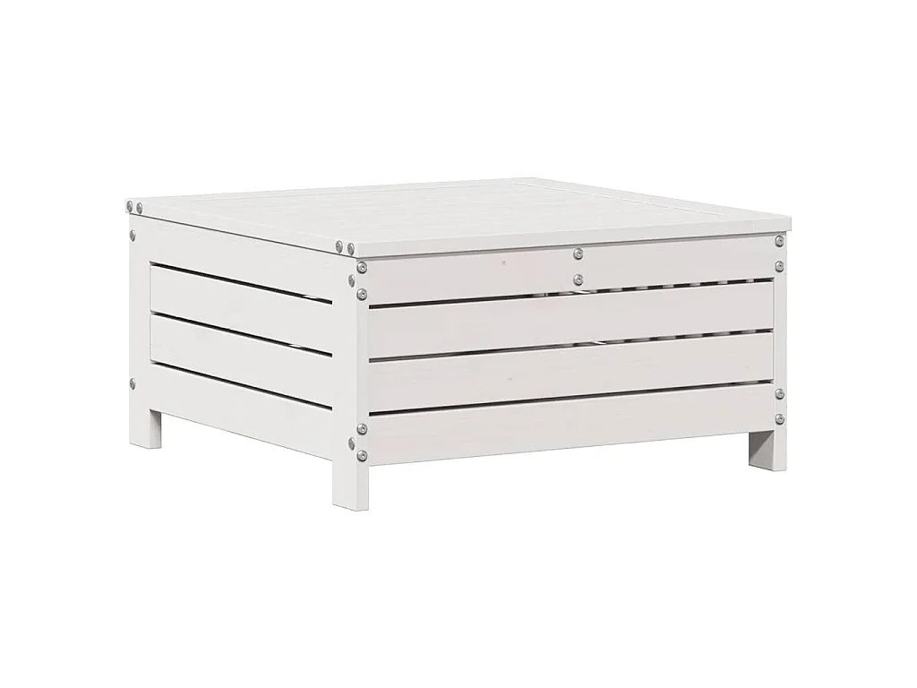 4-delige Loungeset met kussens massief grenenhout