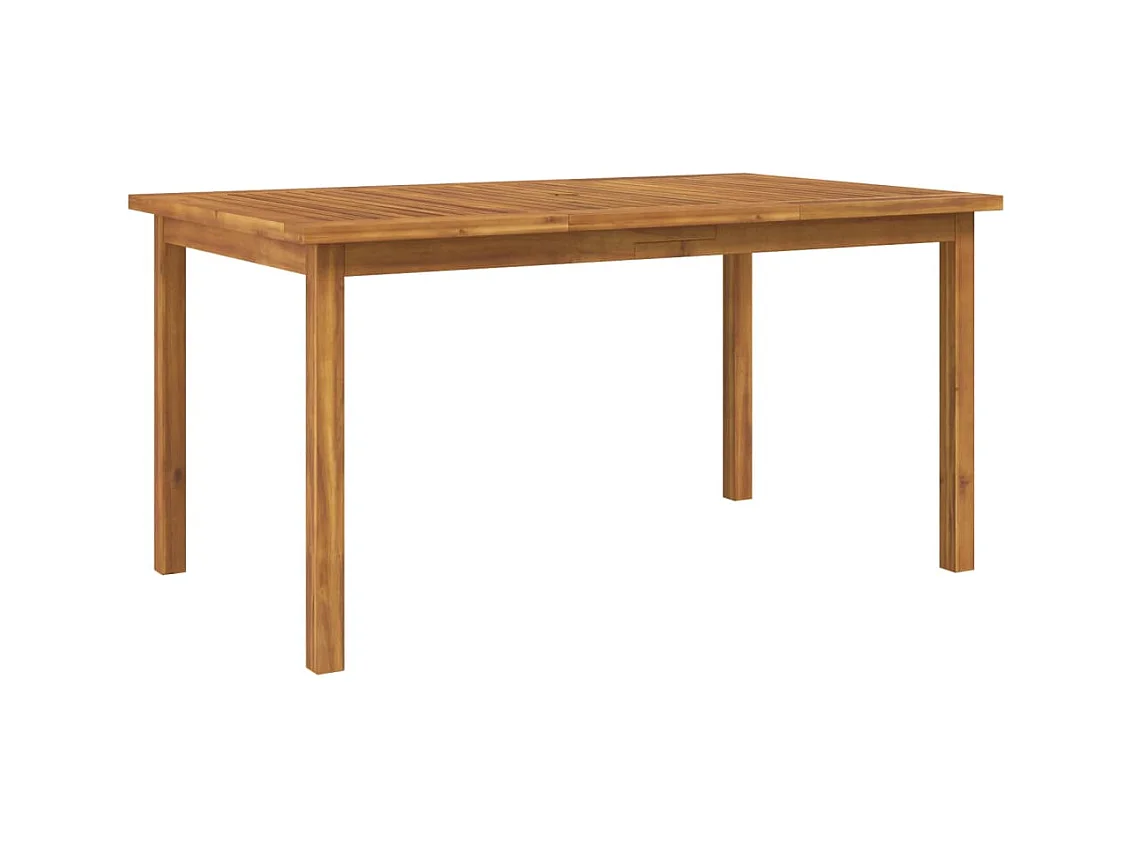 Ensemble à manger de jardin 7 pcs Bois d'acacia solide