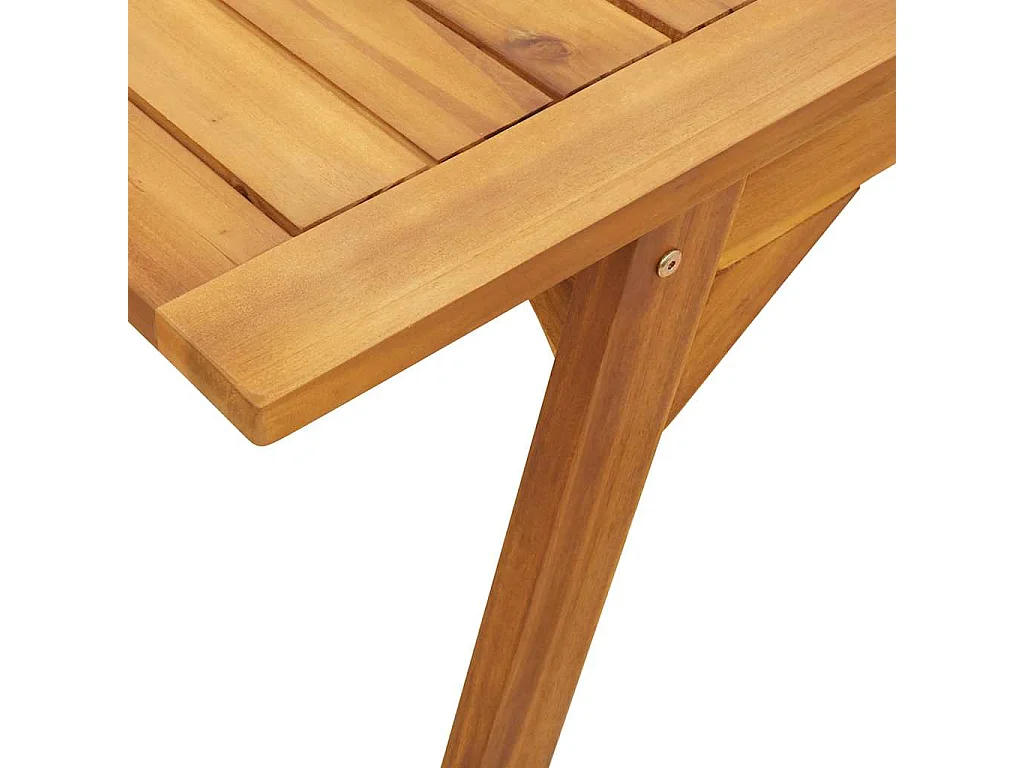 Set da balcone 3 pz in Legno Massello di Acacia