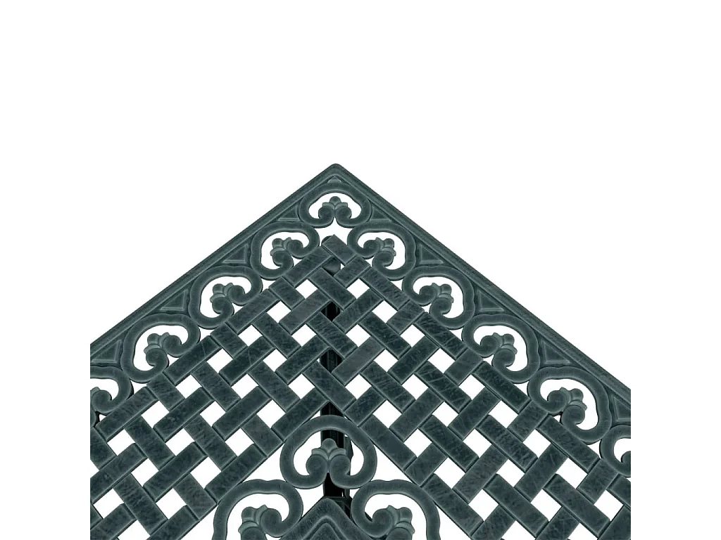 3 pcs conjunto de bistrô alumínio fundido verde