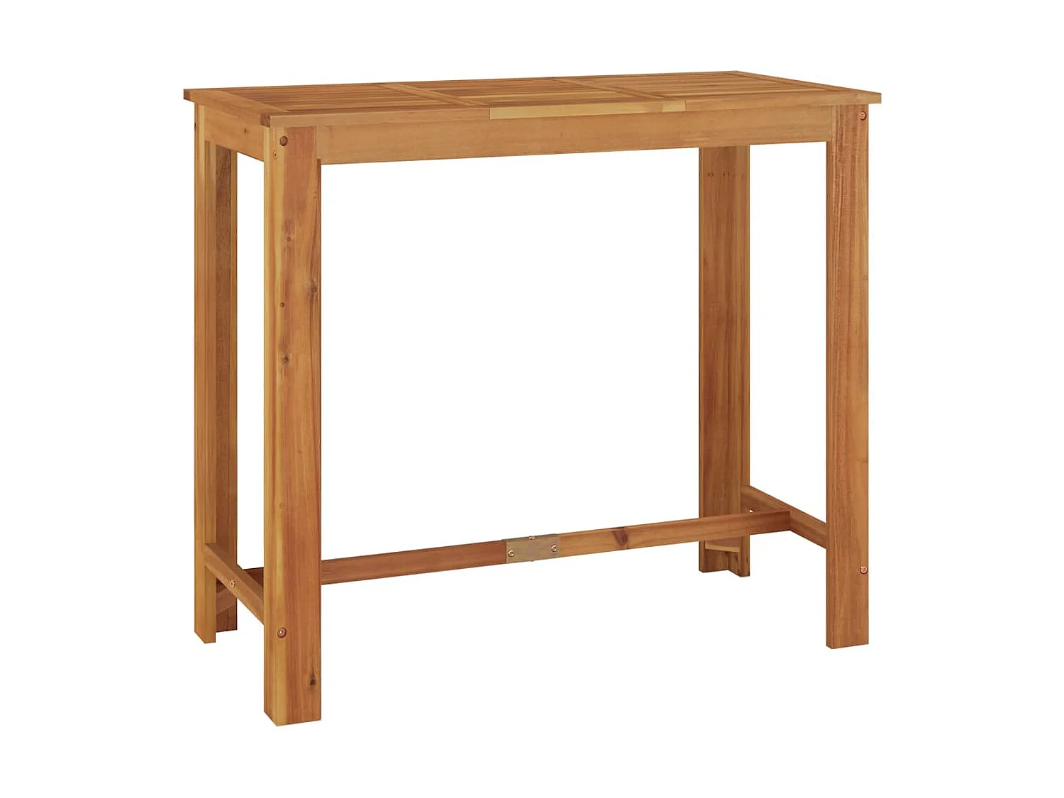 7-tlg. Gartenbar-Set Grau Massivholz Akazie und Poly Rattan