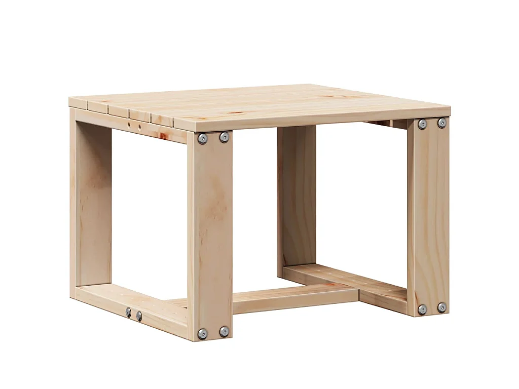 Salon de jardin 3 pcs bois massif de pin