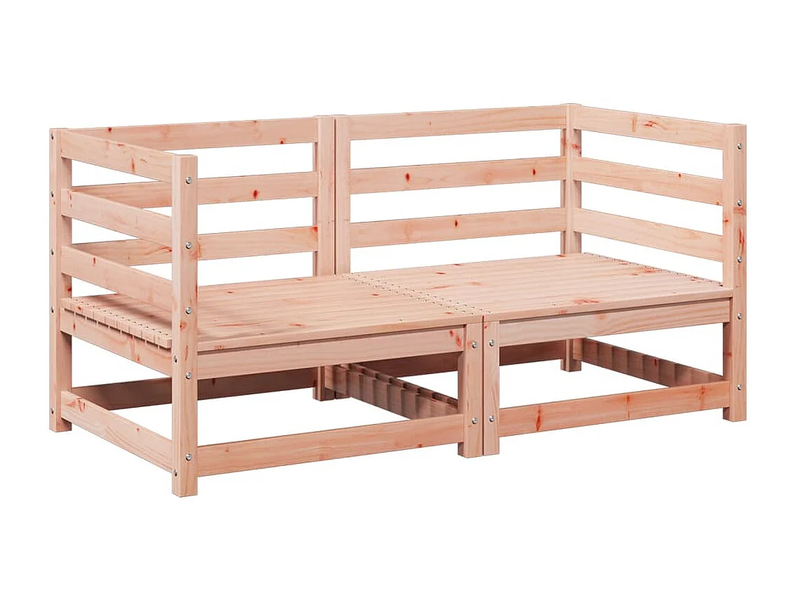 Salon de jardin 2 pcs bois massif sapin de douglas