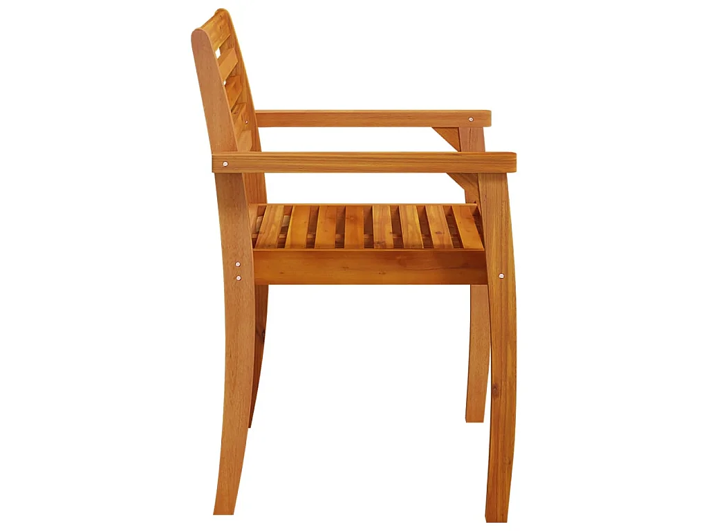 Sedie da Giardino 2 pz 59x55x85 cm Legno Massello di Acacia