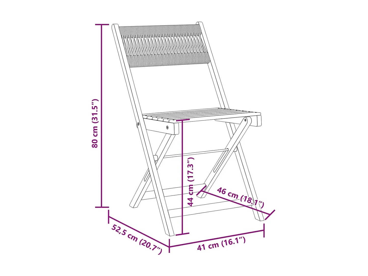 Ensemble à manger de jardin 5pcs gris polypropylène bois massif