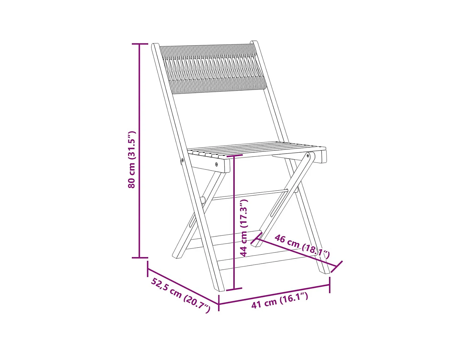 Tuinstoelen 8 st inklapbaar massief acaciahout beige