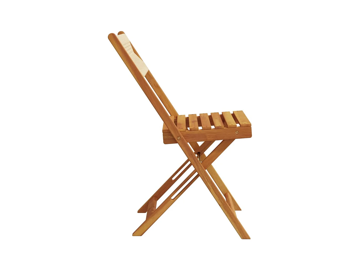 Tuinstoelen 8 st inklapbaar massief acaciahout beige