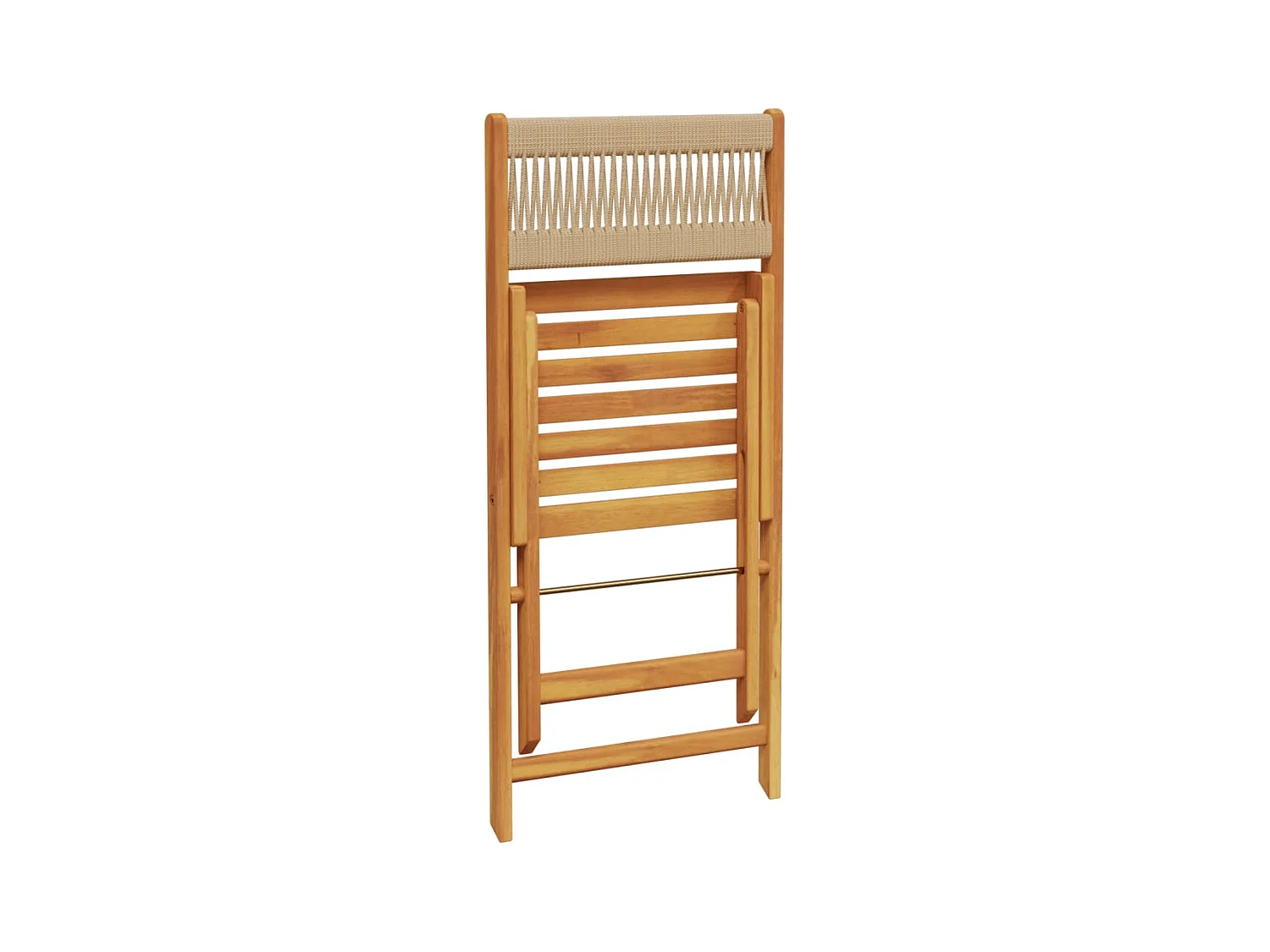 Tuinstoelen 8 st inklapbaar massief acaciahout beige
