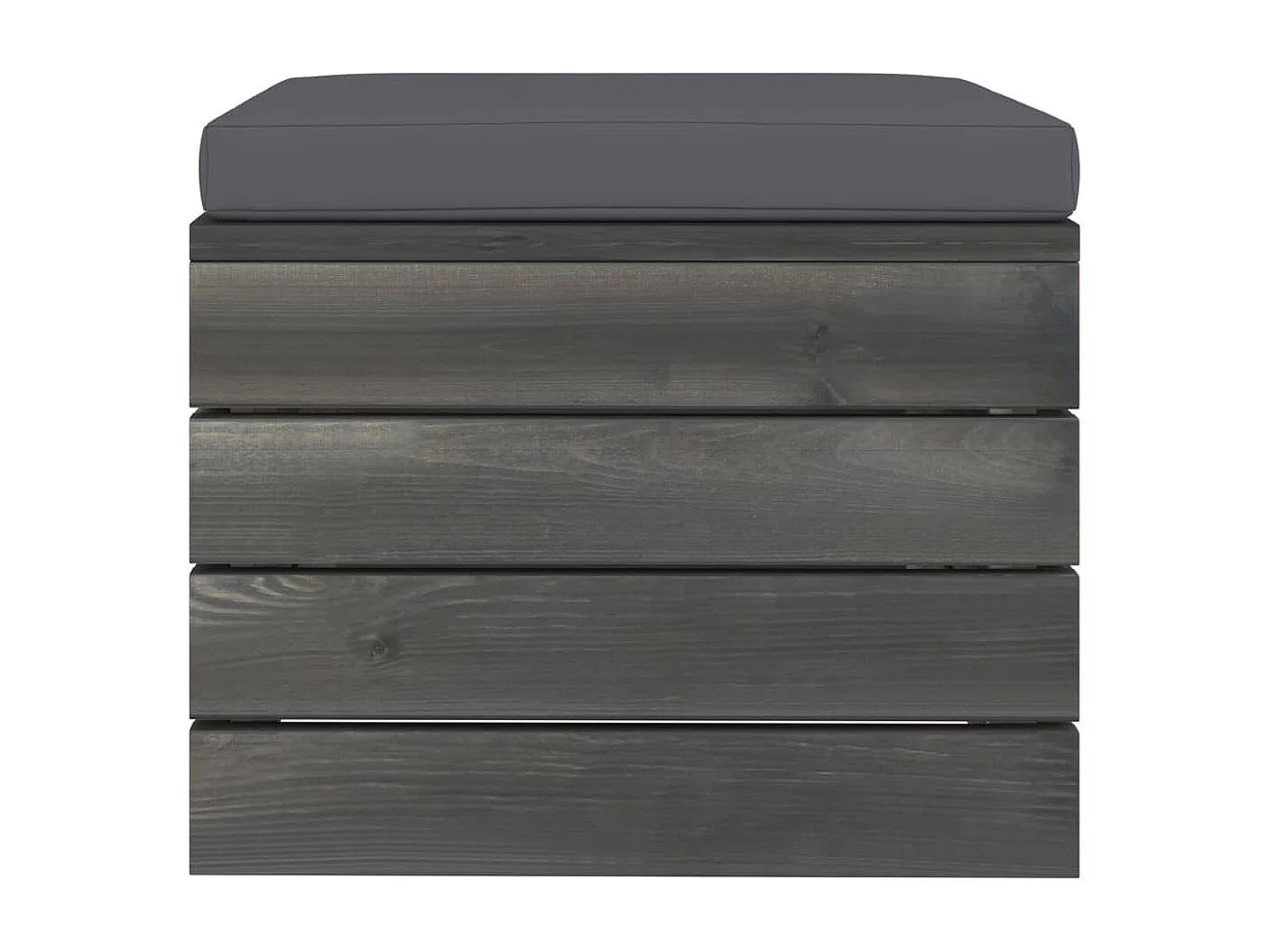 2 pcs conjunto lounge de paletes com almofadões pinho maciço