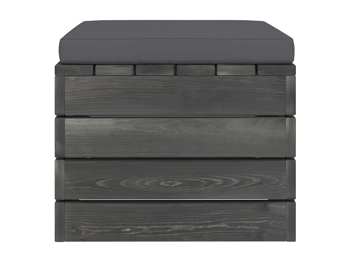 2 pcs conjunto lounge de paletes com almofadões pinho maciço