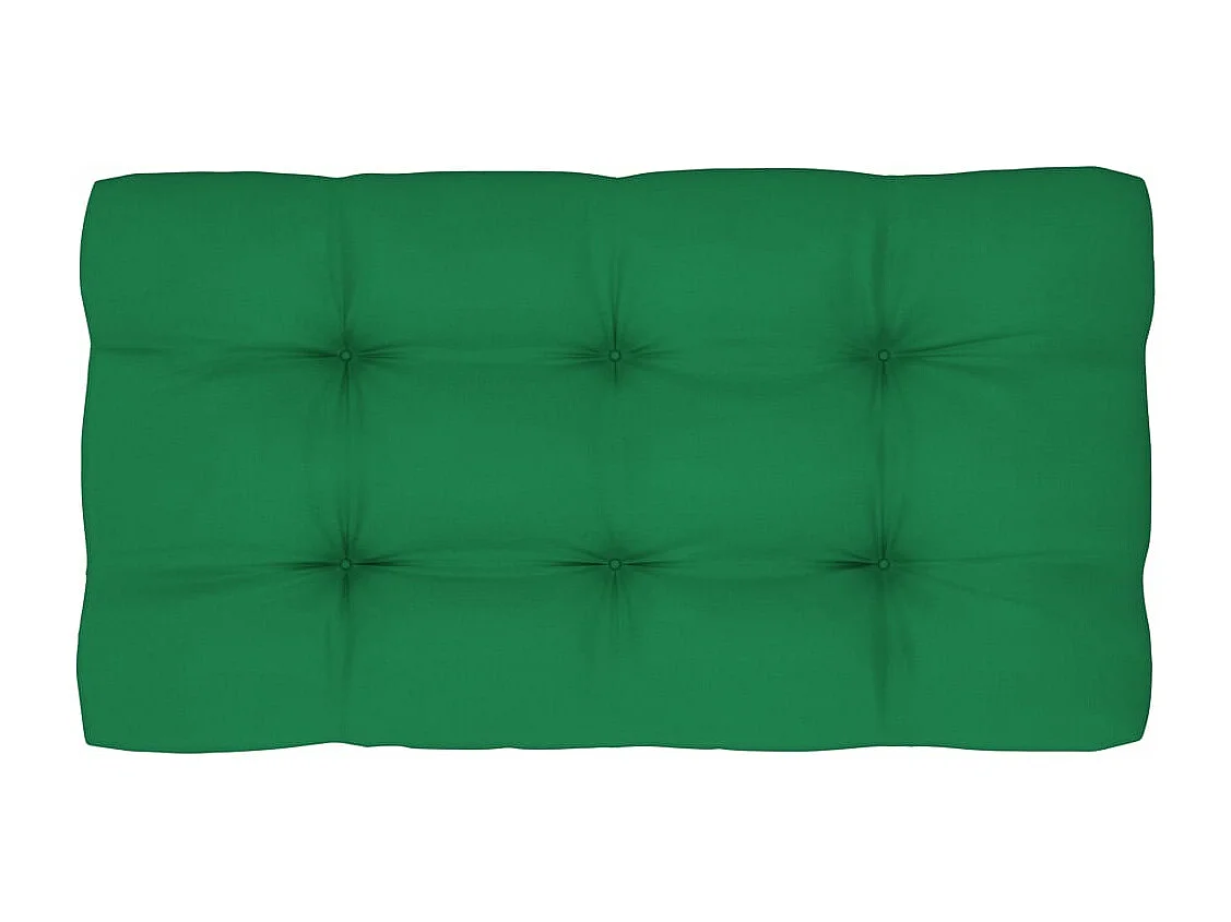 Canapé palette 2 places avec coussins Pin imprégné de noir