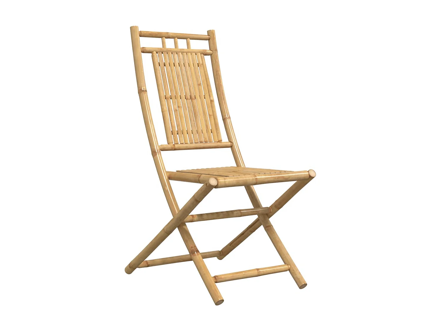 Ensemble à manger de jardin 5 pcs bambou