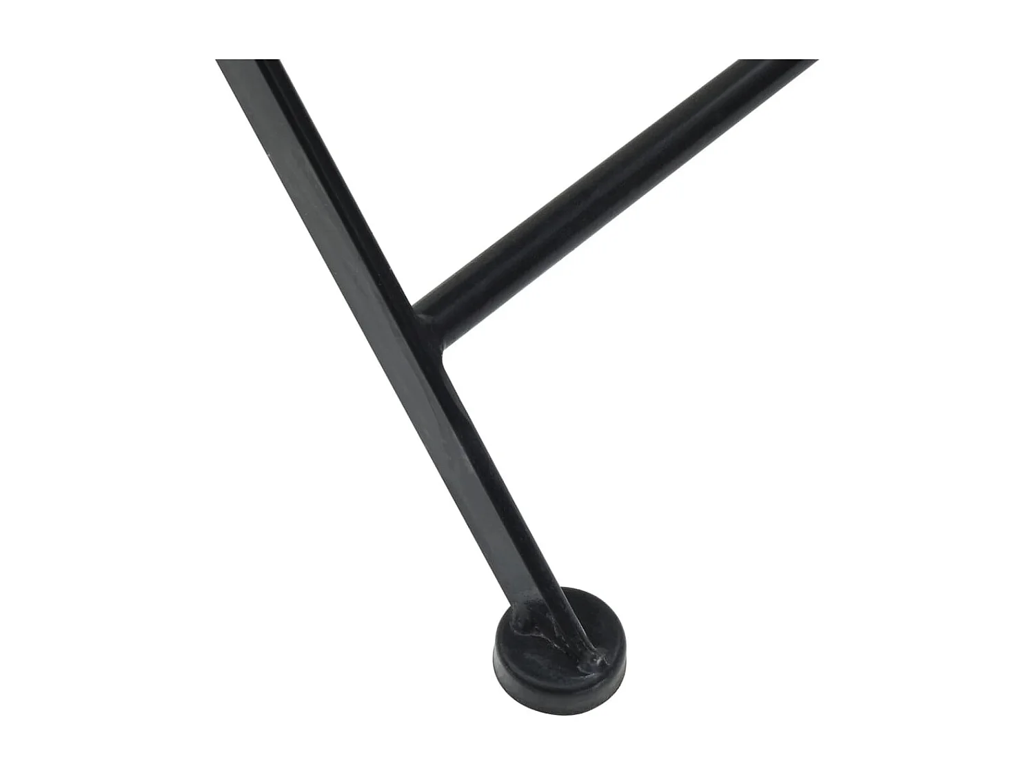 Chaises de bistro pliables lot de 2 terre cuite blanc céramique