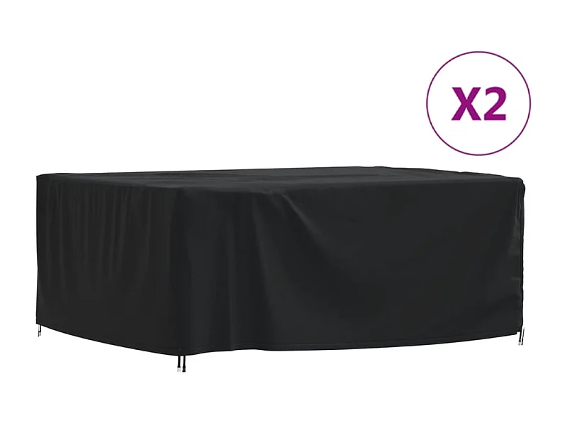 Coperture per Mobili da Giardino 2pz 200x165x80 cm 420D Oxford