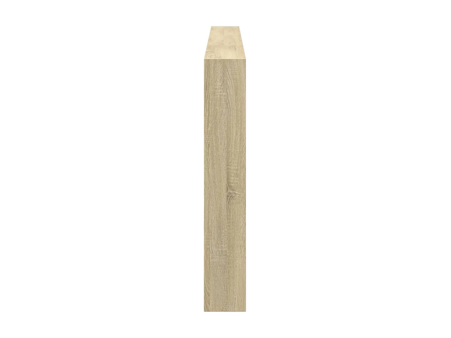 LED-Kopfteil mit Ablagen Sonoma-Eiche 220x17x102 cm