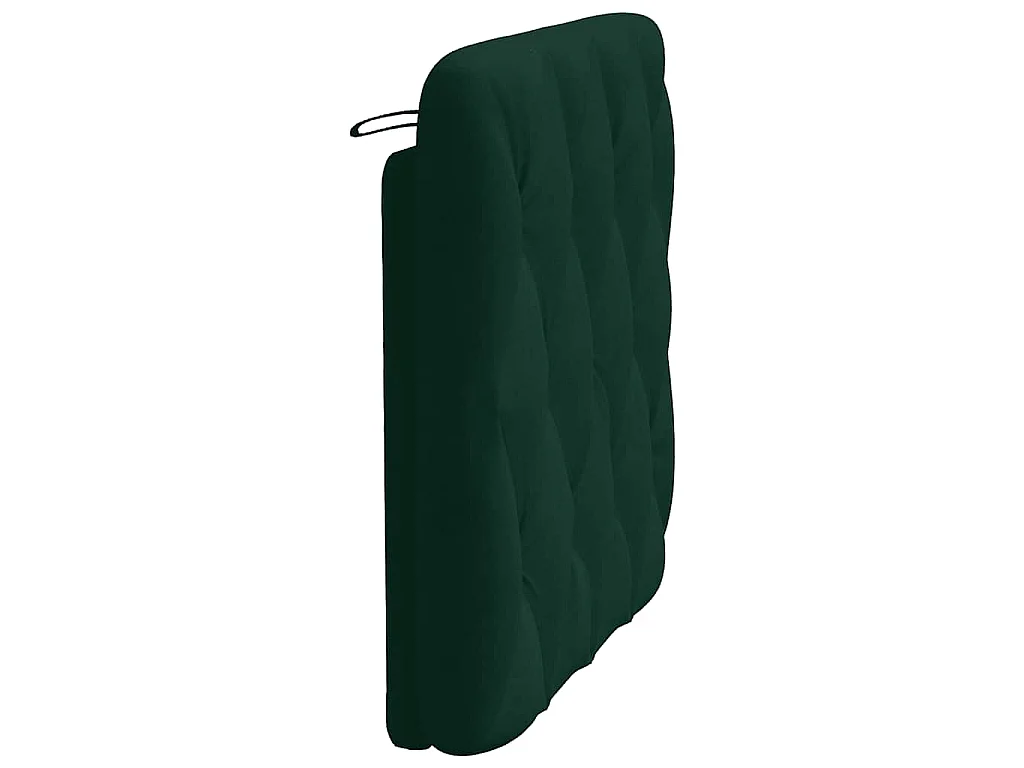 Cuscino Testiera Verde Scuro 90 cm in Velluto