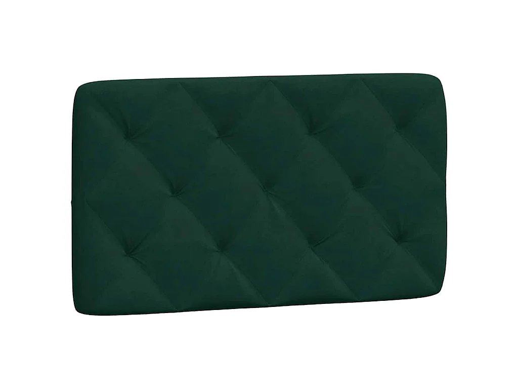 Cuscino Testiera Verde Scuro 90 cm in Velluto
