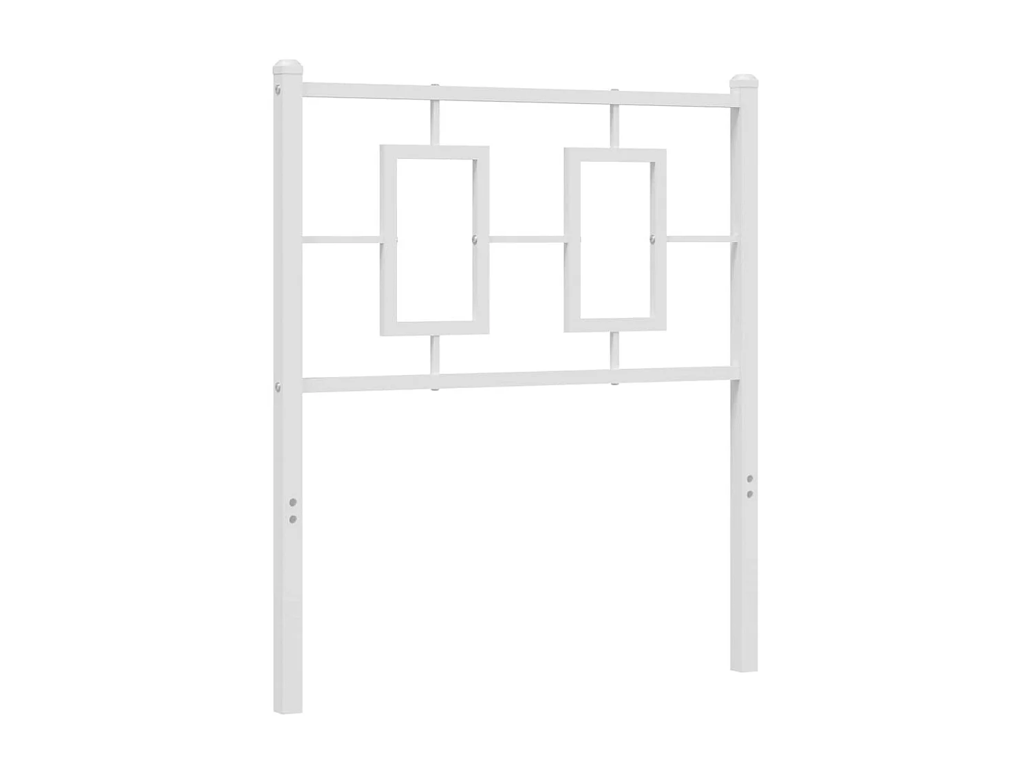 Tête de lit de remplacement métal blanc 80 cm