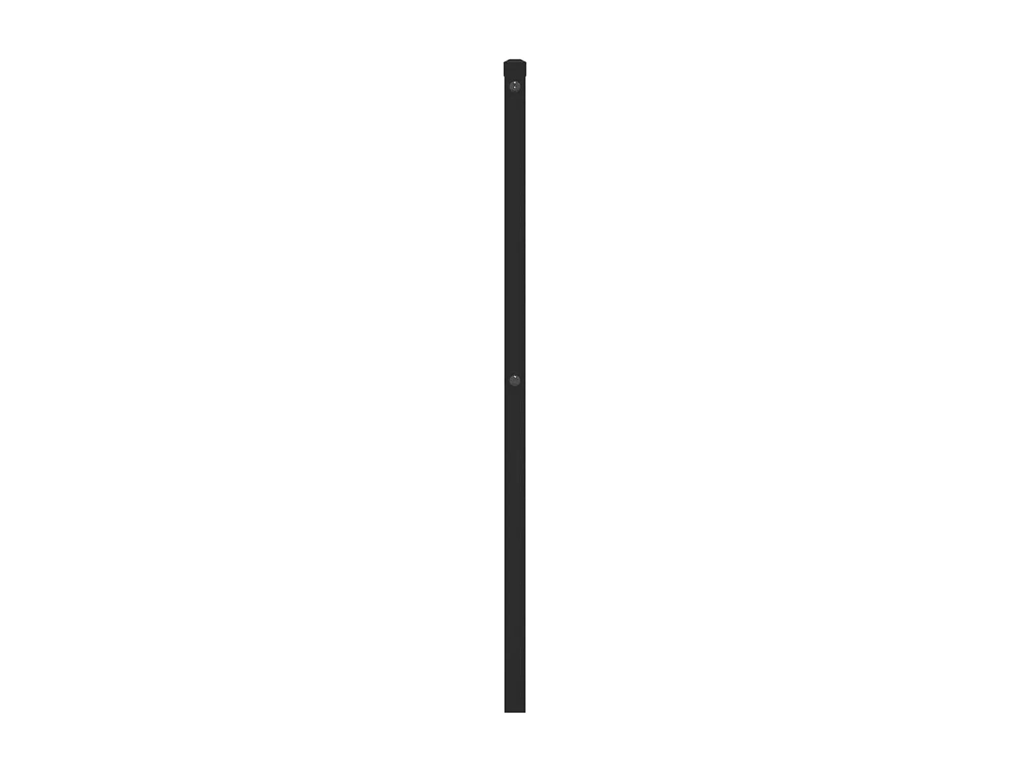 Cabecero de repuesto de metal negro 100 cm