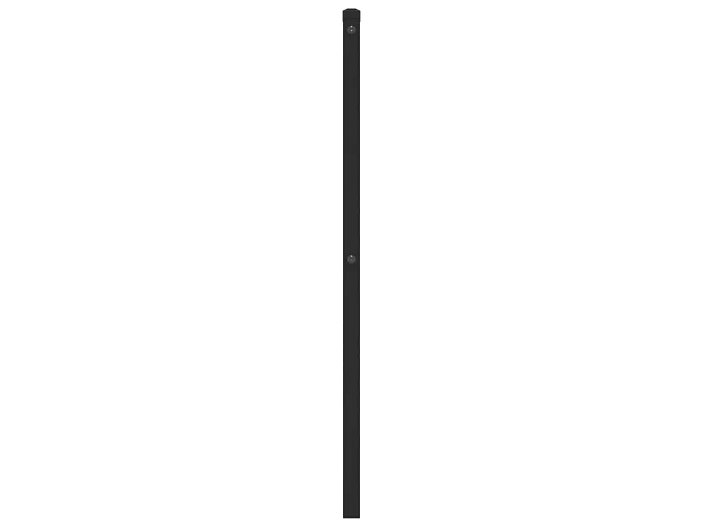 Vervangend hoofdbord 75 cm metaal zwart