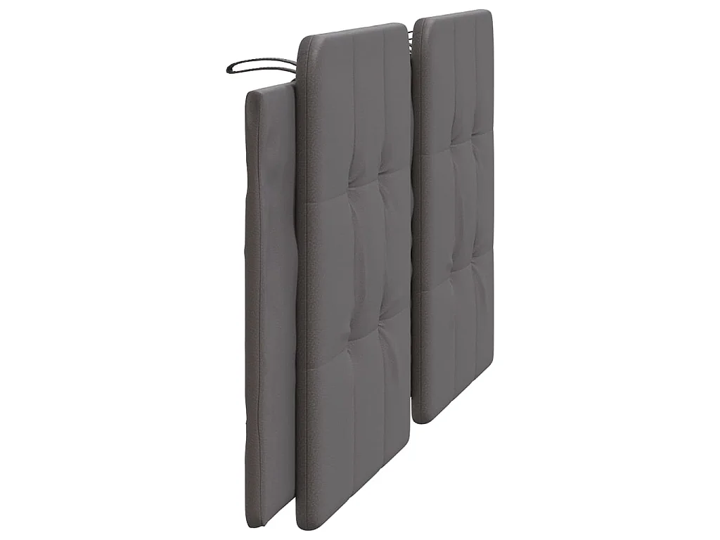 Coussin de tête de lit Zadar gris 180 cm similicuir
