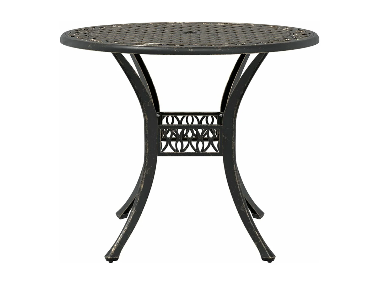 3 pcs conjunto de bistrô alumínio fundido bronze