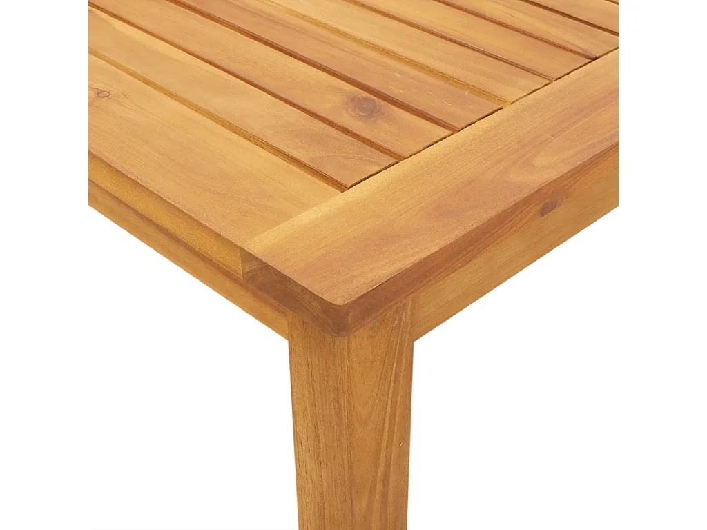 Ensemble à manger de jardin 5 pcs Bois d'acacia solide