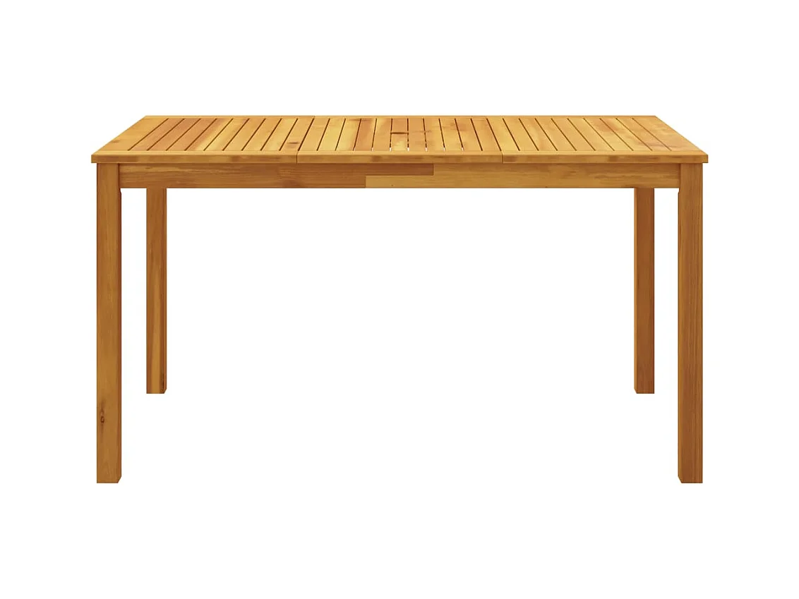 Set da Pranzo per Giardino 5 pz in Legno Massello di Acacia