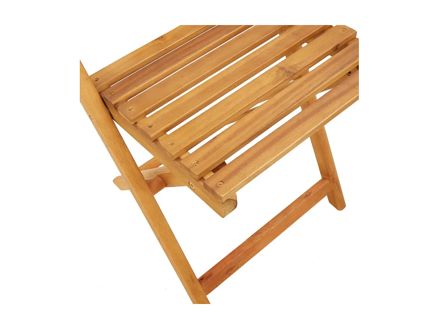 Opklapbare stoelen, 2 stuks, grijs, massief acaciahout en touw