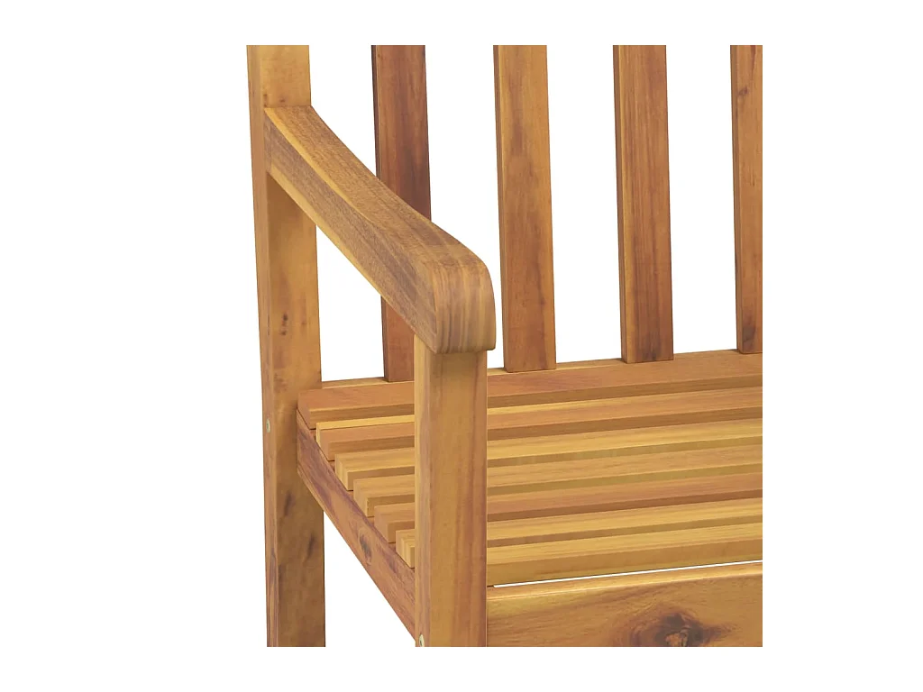 Set da Pranzo per Giardino 5 pz in Legno Massello di Acacia