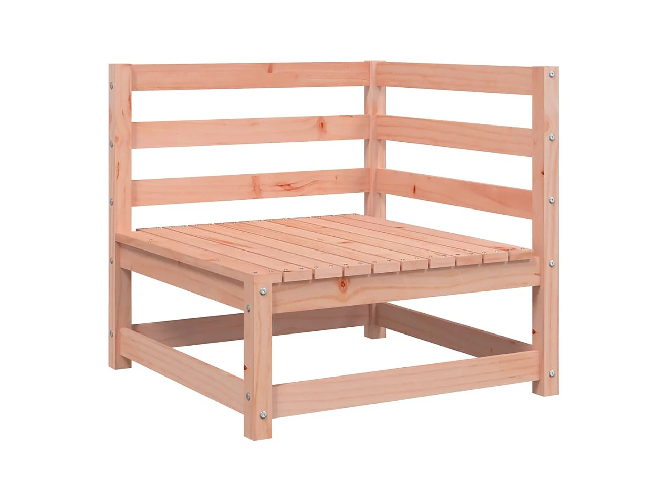 Set Divani da Giardino 10 pz in Legno Massello Abete Douglas