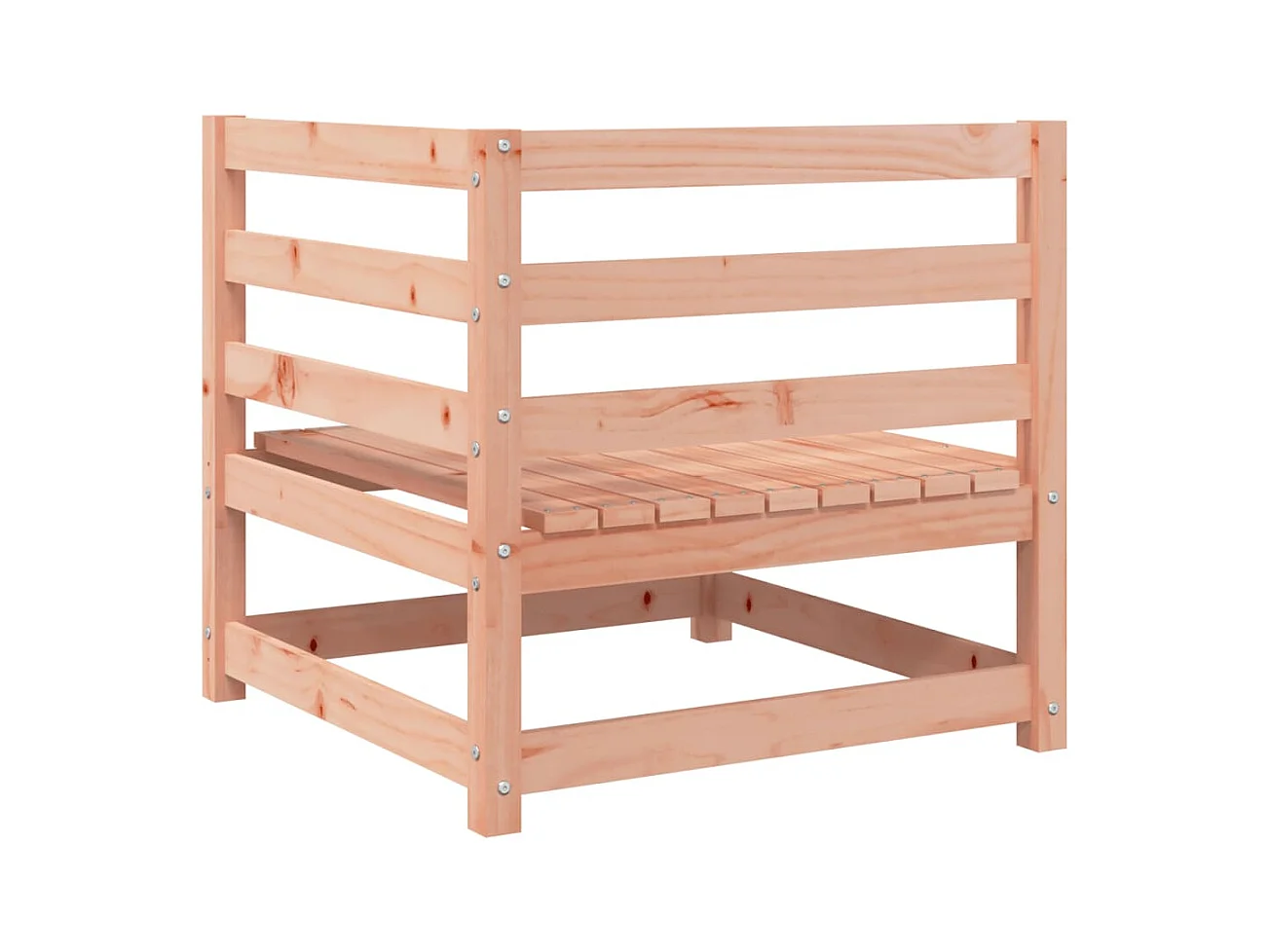 Set Divani da Giardino 10 pz in Legno Massello Abete Douglas