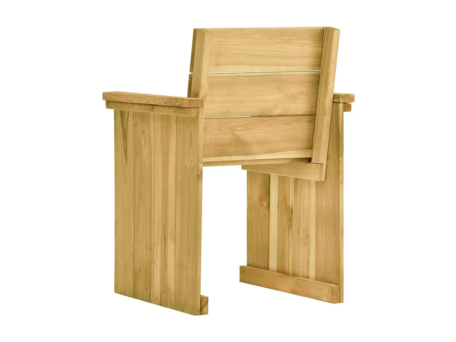 Ensemble à manger de jardin 7 pcs avec coussins pin imprégné