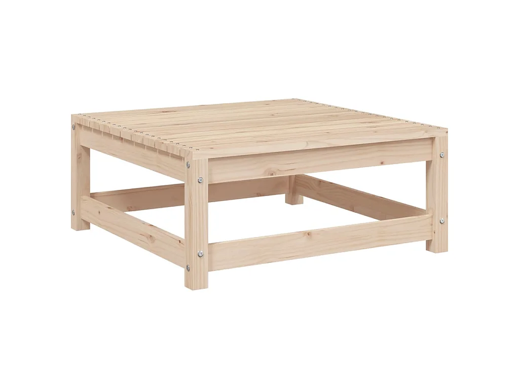 Salon de jardin 4 pcs bois massif de pin