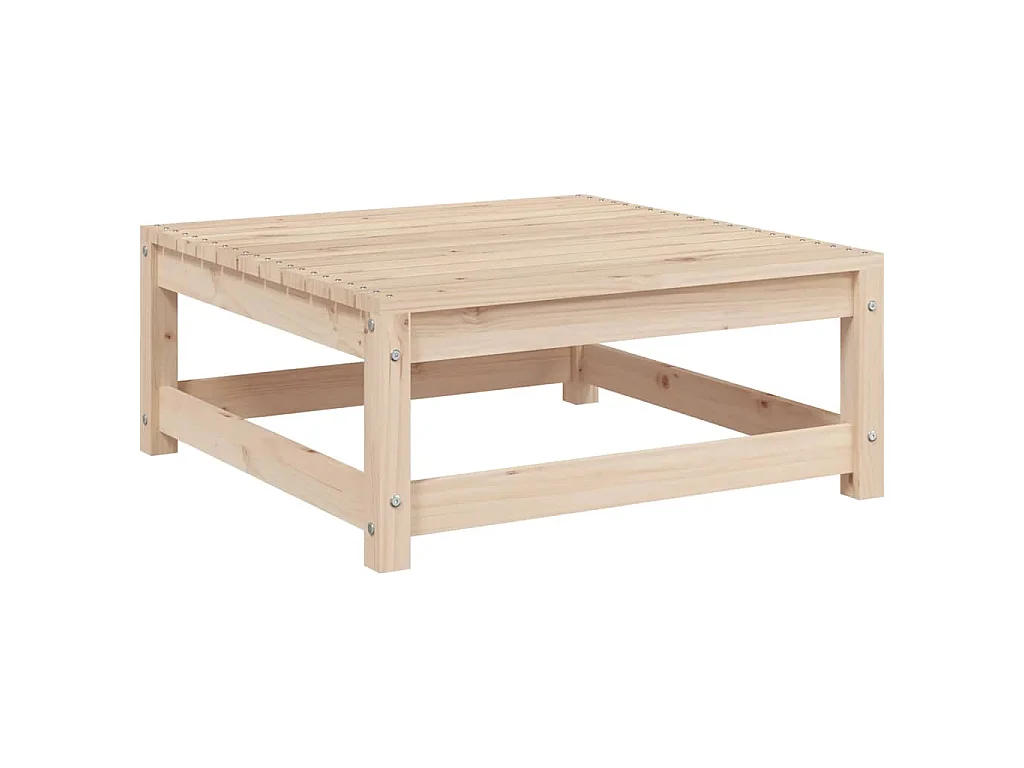 Salon de jardin 4 pcs bois massif de pin