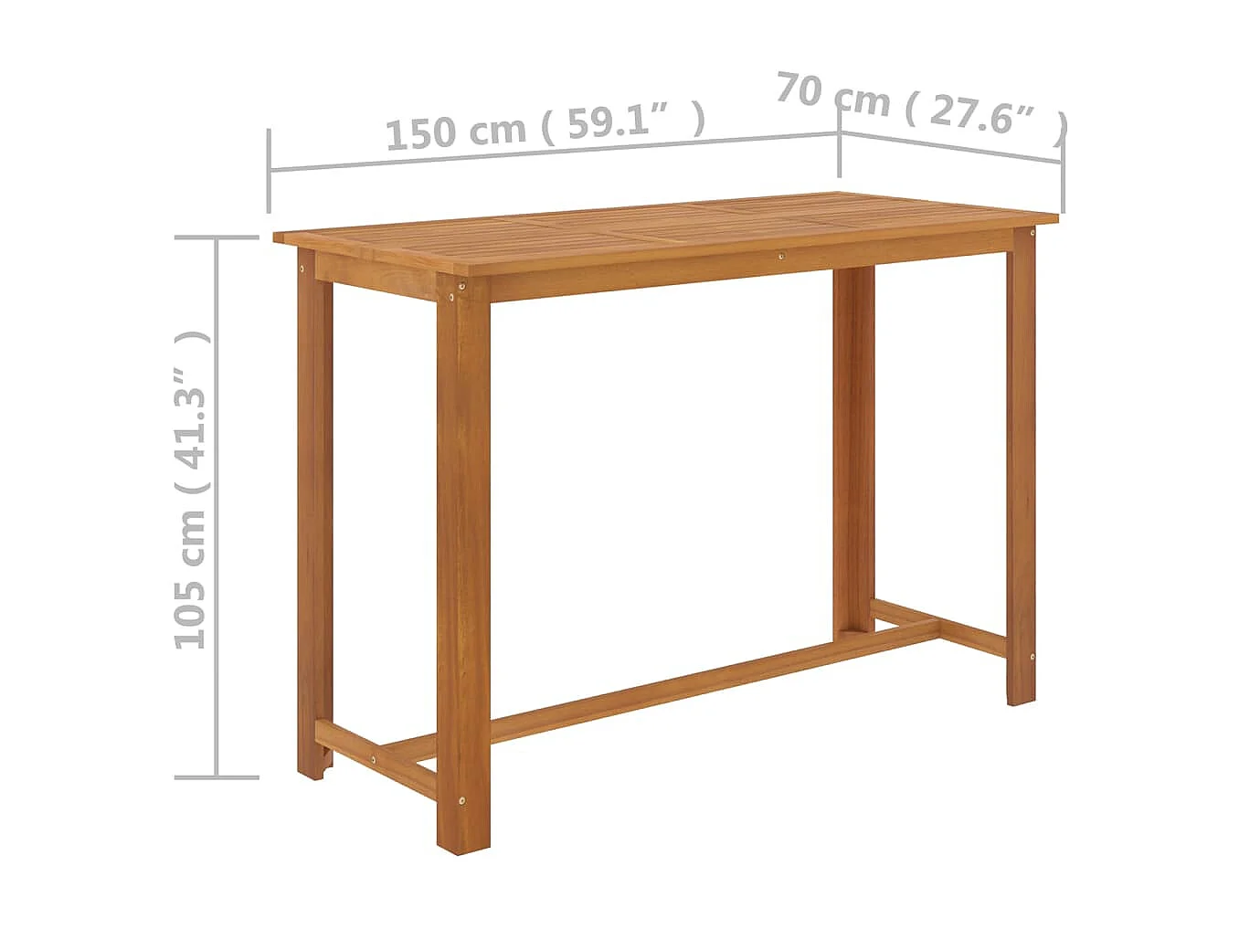 9-tlg. Gartenbar-Set mit Kissen Grau