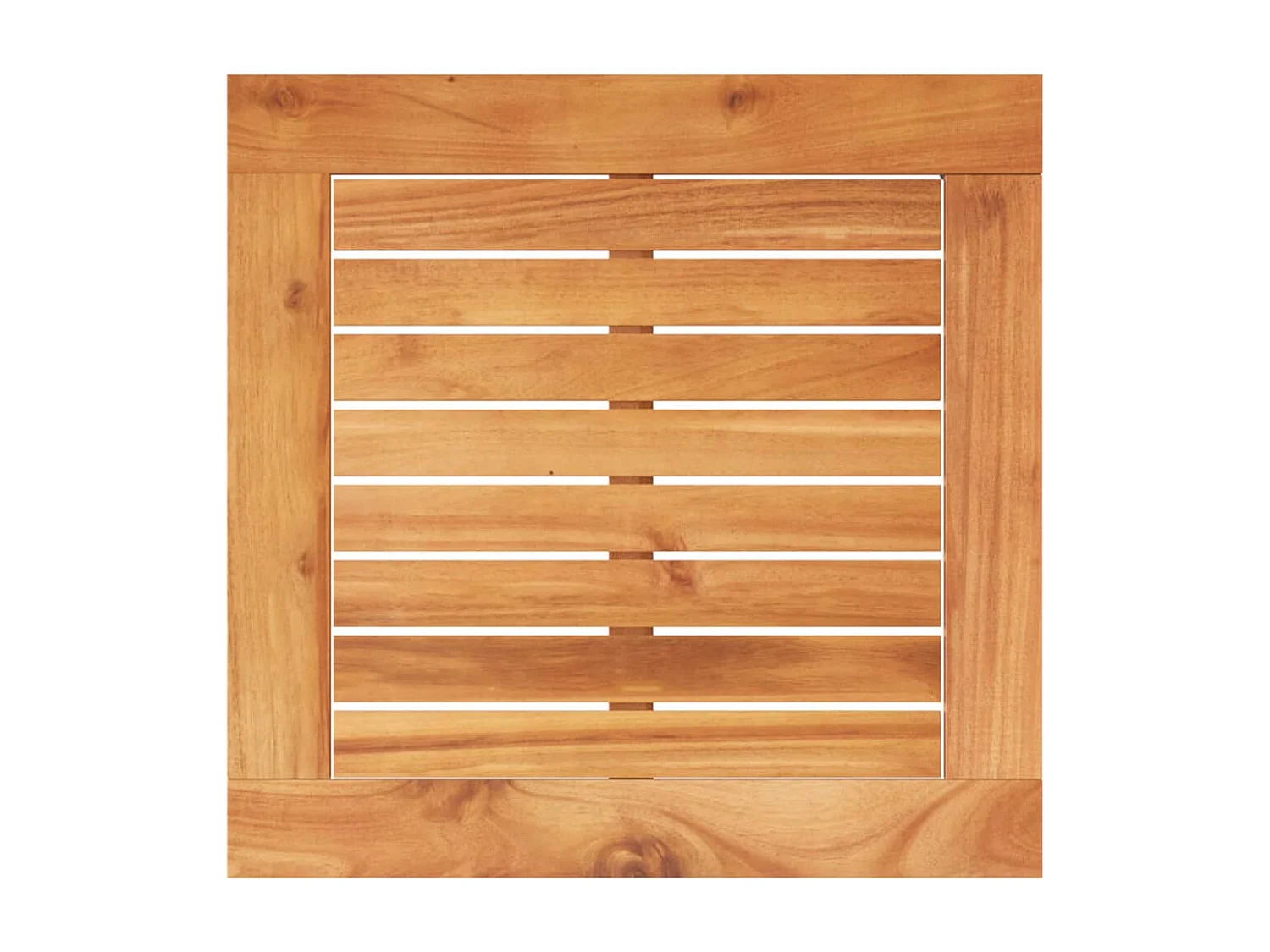 Ensemble de bistro 3 pcs noir résine tressée et bois d'acacia