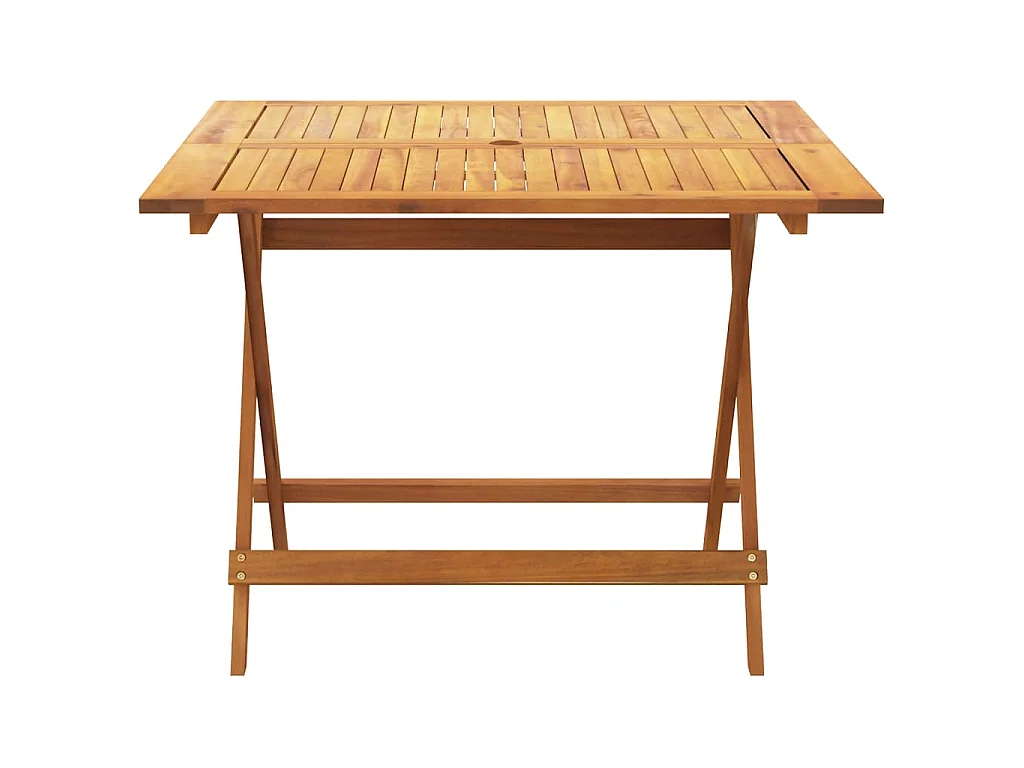 5-delige Tuinset massief hout en stof taupe