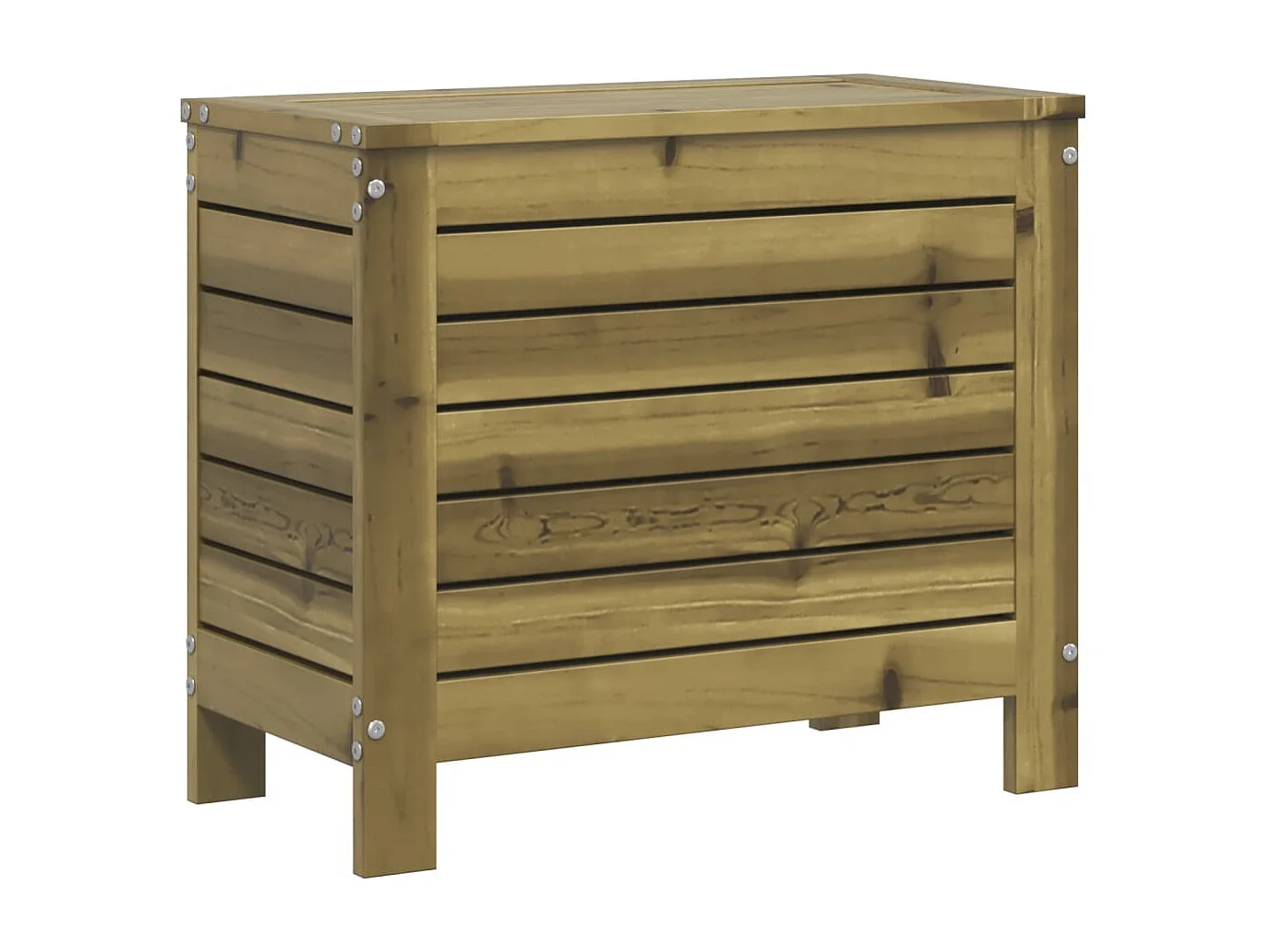 Set Divani da Giardino 7 pz in Legno Impregnato di Pino