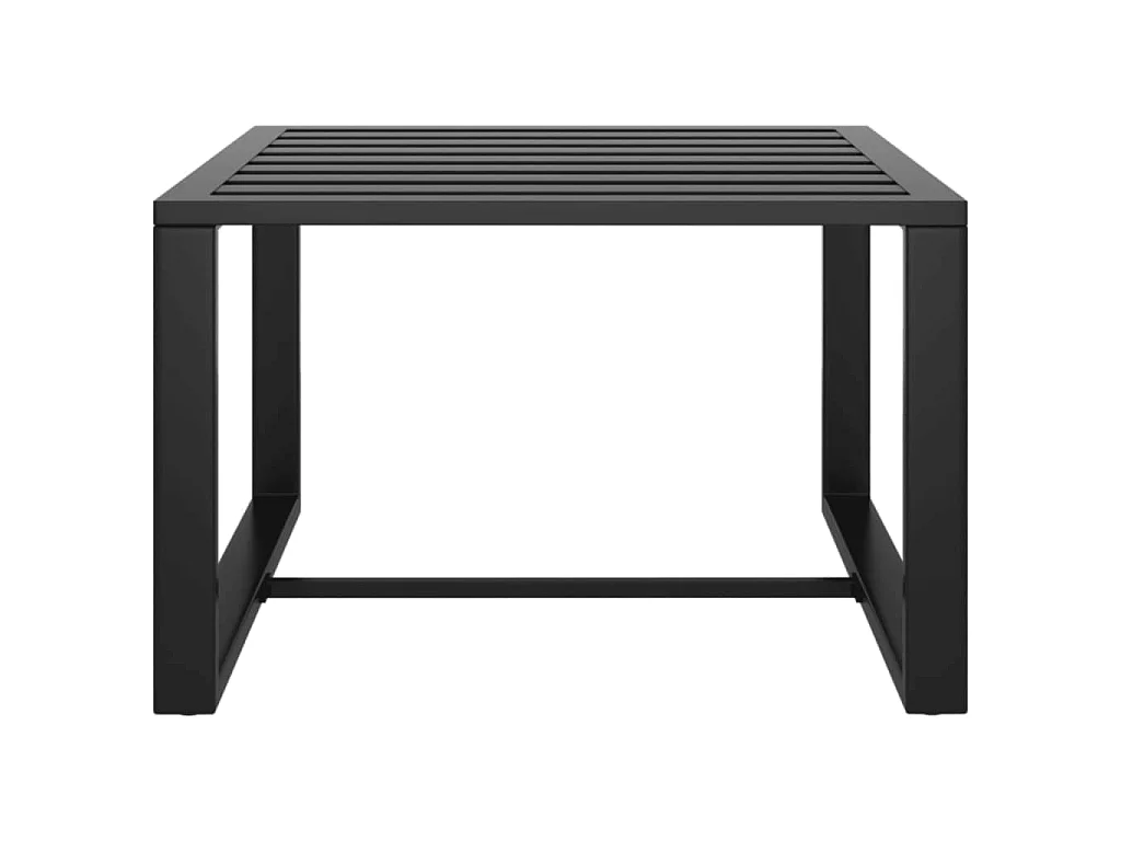 Salon de jardin 10 pcs avec coussins Aluminium Anthracite