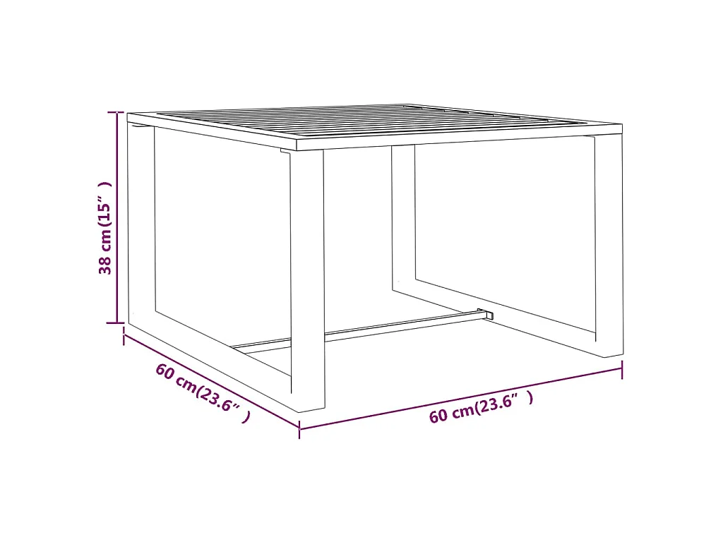 Salon de jardin 10 pcs avec coussins Aluminium Anthracite