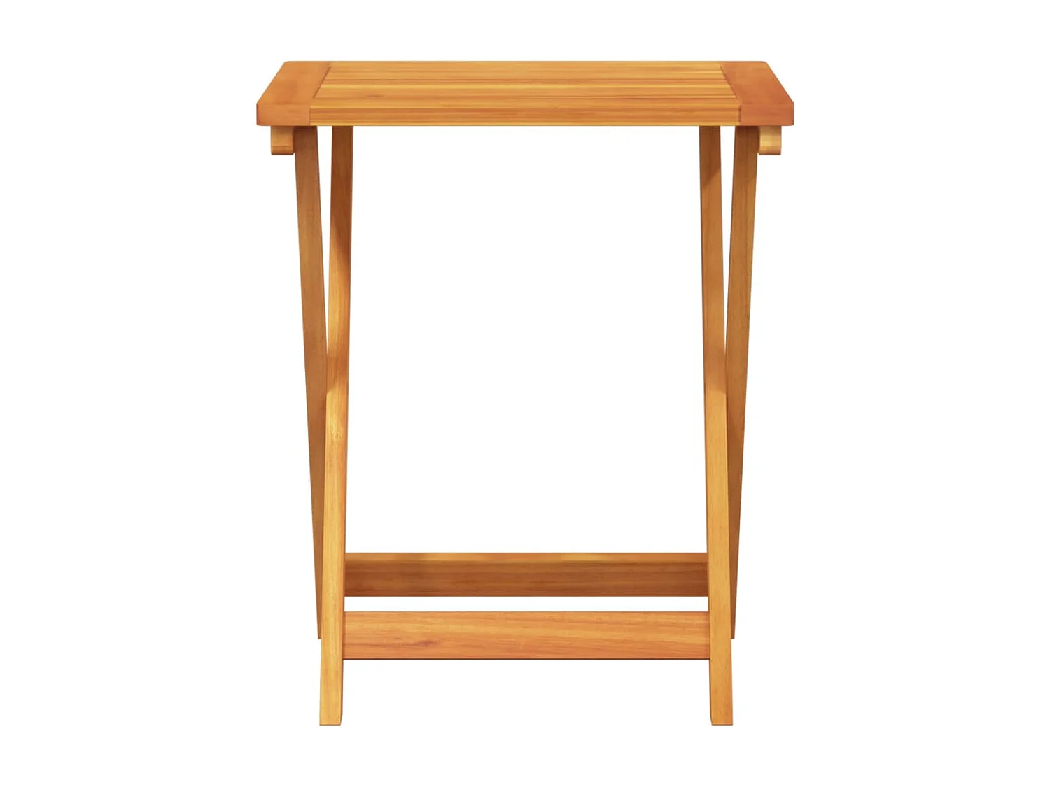 Ensemble à manger de jardin pliable 3 pcs bois d'acacia massif