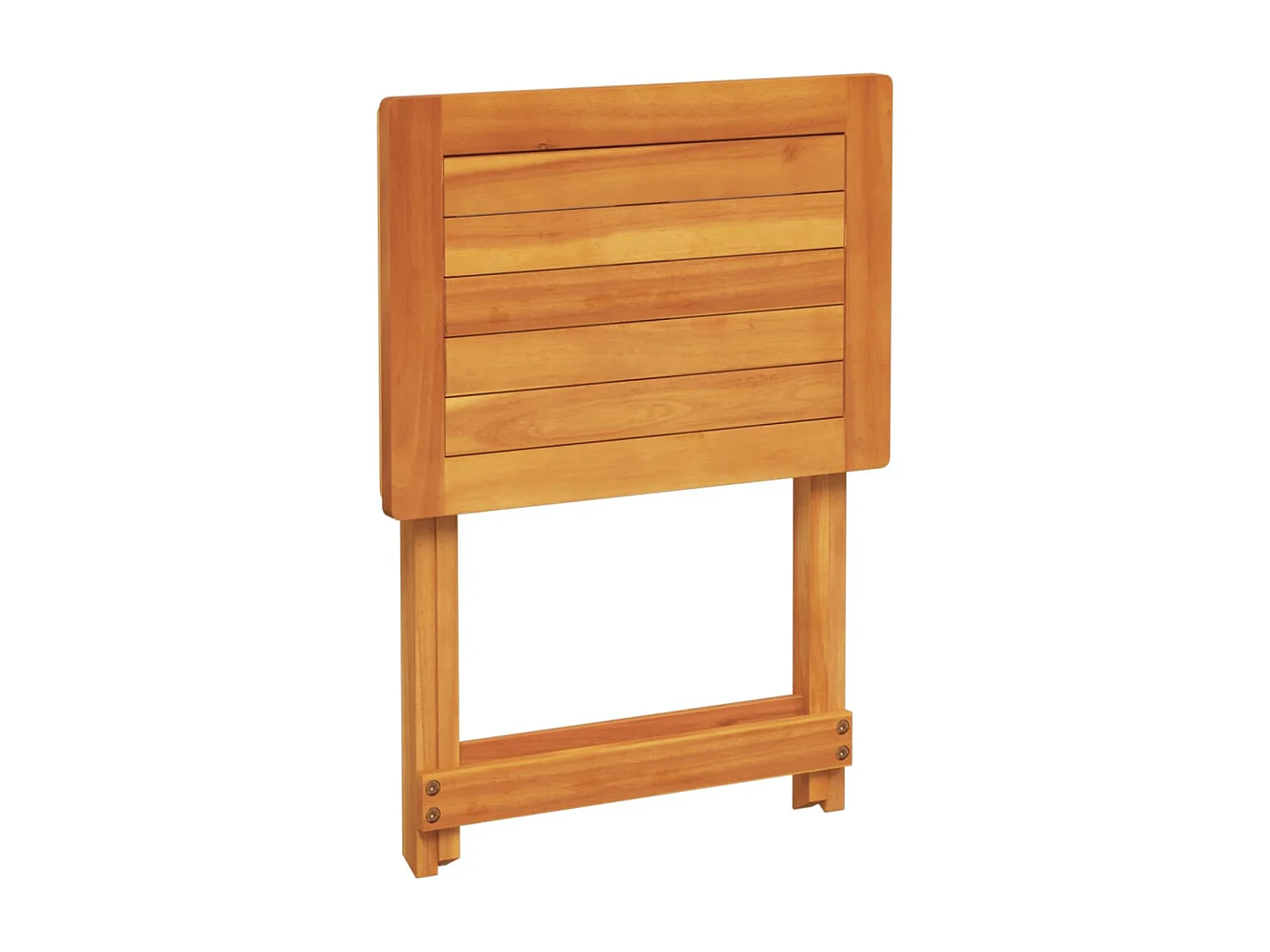 Ensemble à manger de jardin pliable 3 pcs bois d'acacia massif