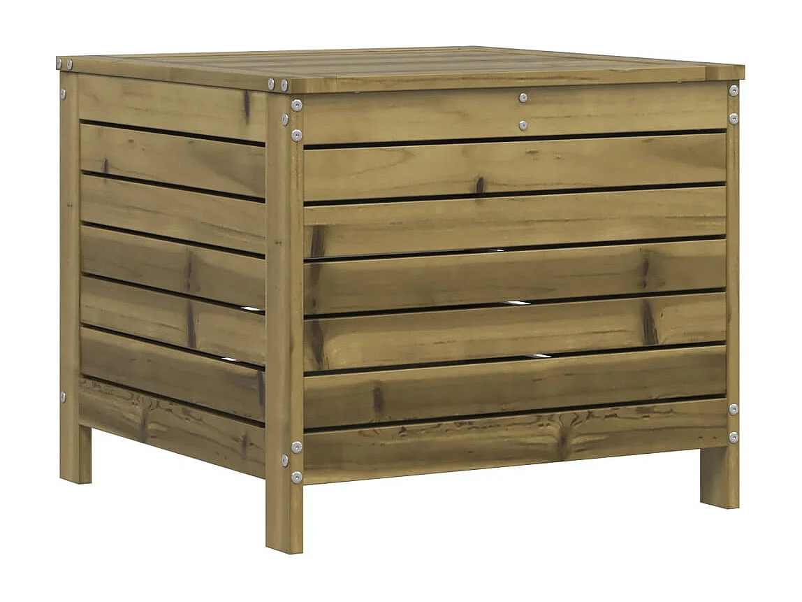 7 pcs conjunto sofás jardim madeira de pinho impregnada